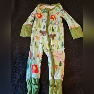 Little Sleepies camping newborn